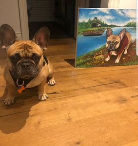 Royal Pet Painting On Stretched Canvas