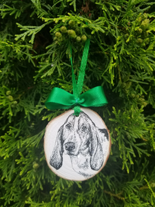 Pet Wood Slice Ornament